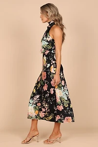 Petal and Pup Womens Anabelle Halter Neck Maxi Dress