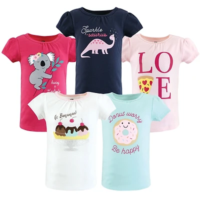 Hudson Baby Girls Short Sleeve T-Shirts