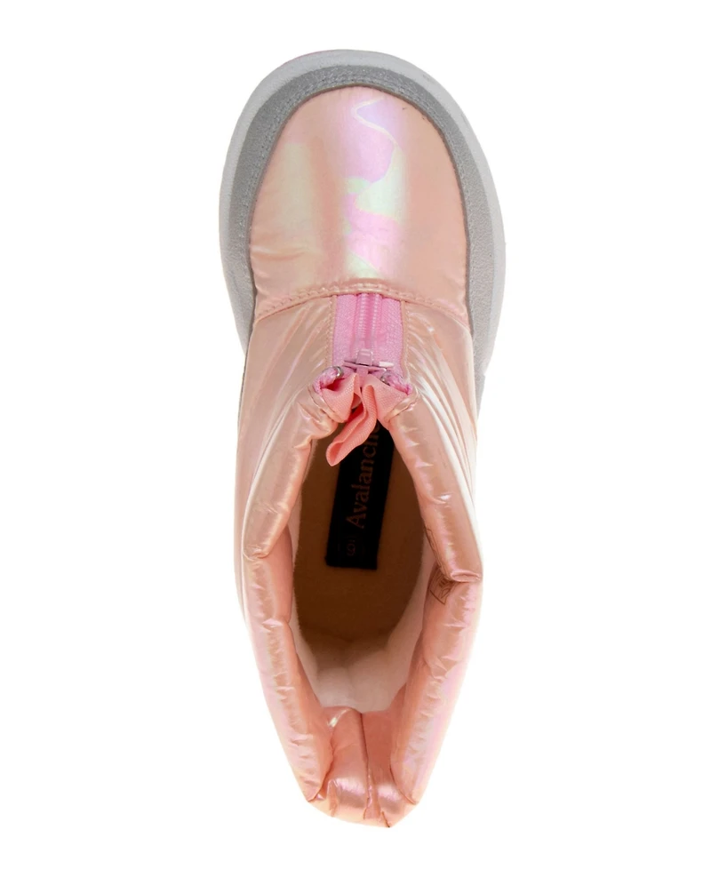 Avalanche Little and Big Girls Slip-Resistant Waterproof Snow Boots