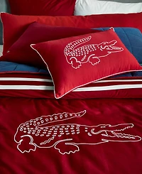 Closeout! Lacoste Home Big Croc Decorative Pillow, 16" x 24"