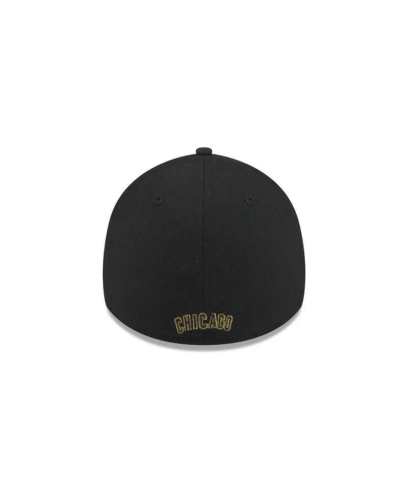 New Era Men's Black Chicago Cubs 2024 Armed Forces Day 39THIRTY Flex Hat