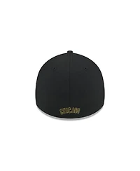 New Era Men's Black Chicago Cubs 2024 Armed Forces Day 39THIRTY Flex Hat