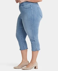 Nydj Plus Dakota Crop Pull-On Jeans