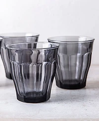 Duralex Picardie Grey Tumbler - 8 3/8 Oz.- Set Of 6