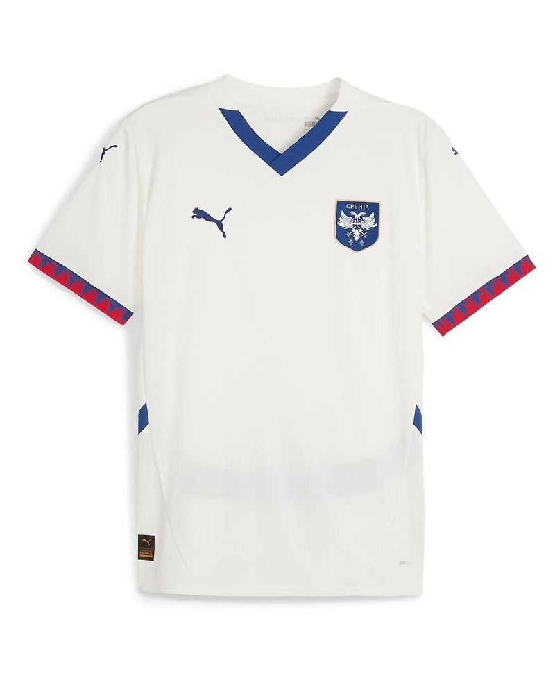 Puma Men's White Serbia National Team 2024 Away Replica Jersey