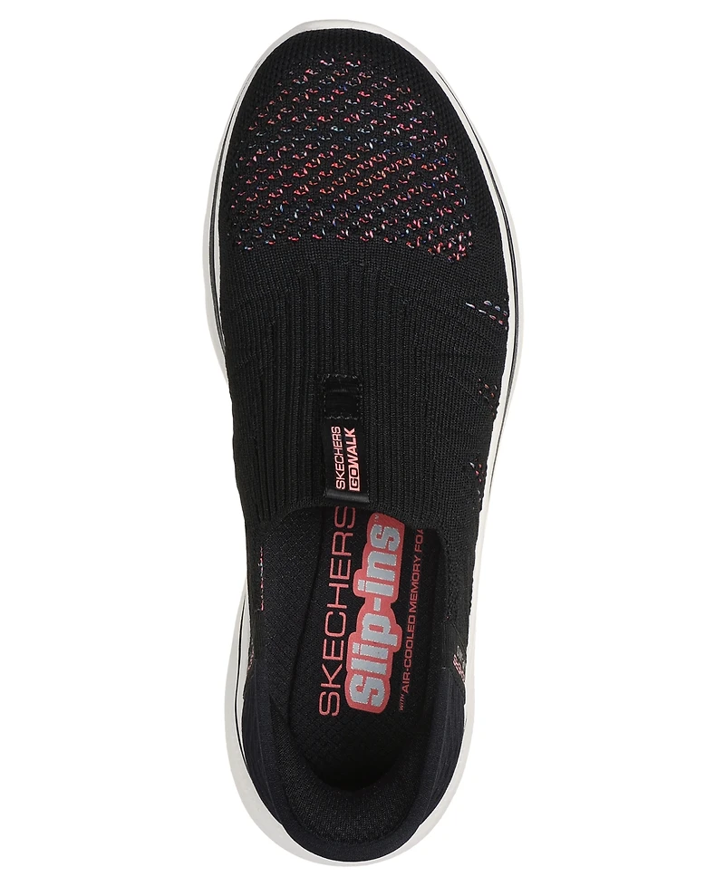 Skechers Women's Go Walk 7- City Lights Casual Walking Sneakers