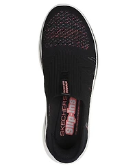 Skechers Women's Go Walk 7- City Lights Casual Walking Sneakers