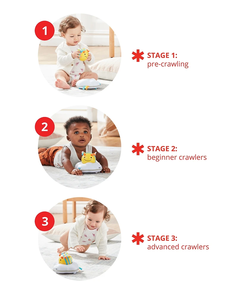 Skip Hop Explore & More Follow-Bee Crawl Toy