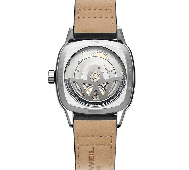 Raymond Weil Men's Swiss Automatic Freelancer Leather Strap Watch 40mm