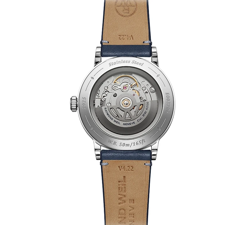 Raymond Weil Men's Swiss Automatic Millesime Leather Strap Watch 40mm