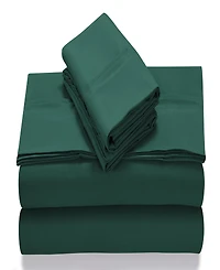 Tribeca Living Super Soft Solid Easy-Care Extra Deep Pocket Sheet Set