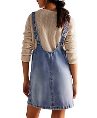 Free People Women's High Roller Cotton Denim Skirtall