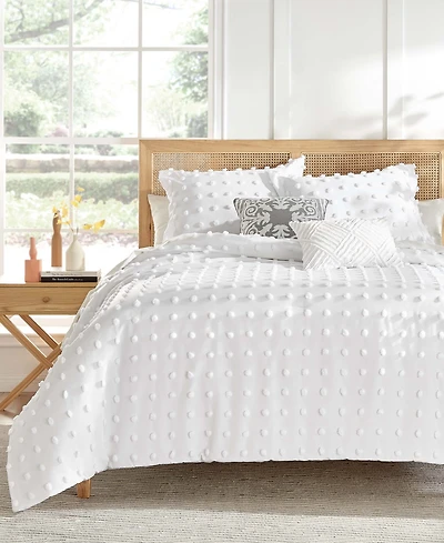 Levtex Pom Pom Textured 3-Pc. Comforter Set, King/California King