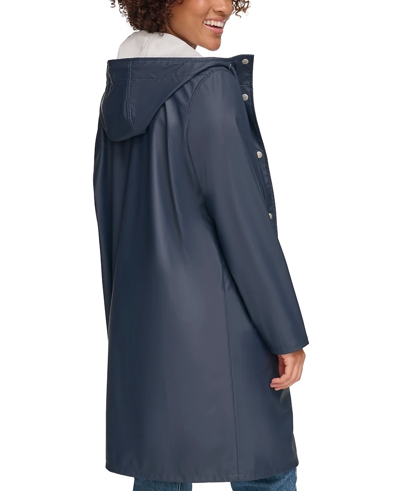 Levi's Women's Long Hooded Rain Coat