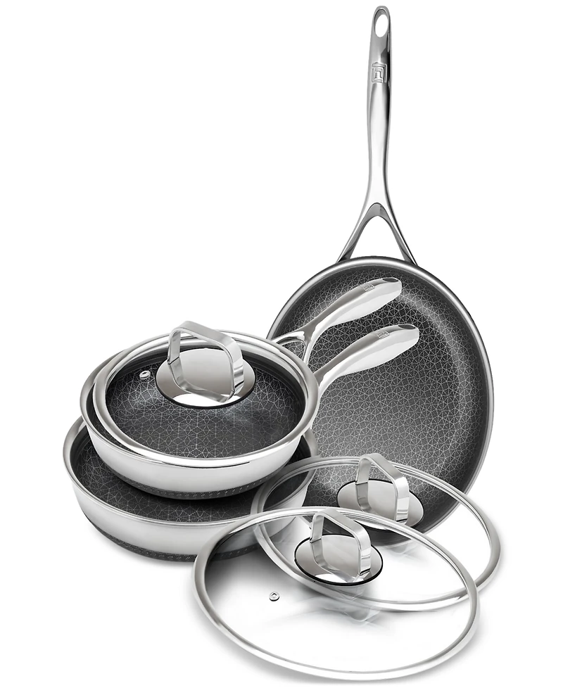 DiamondClad by Livwell 6-Pc. Hybrid Nonstick Frying Pan Set