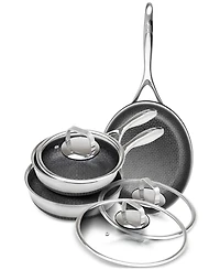 DiamondClad by Livwell 6-Pc. Hybrid Nonstick Frying Pan Set