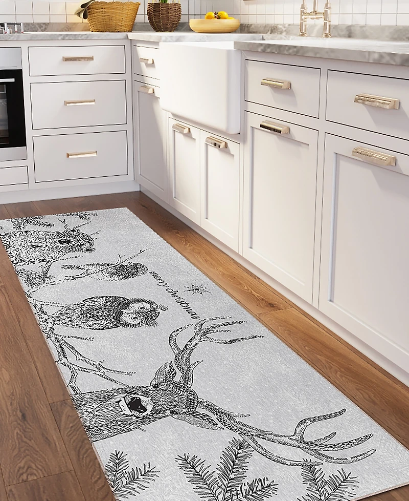 Dalyn Wonderland Washable WN10 2'3x7'6 Runner Area Rug