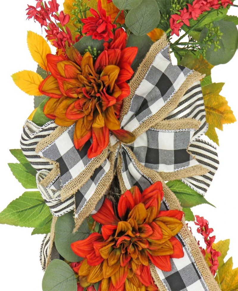 National Tree Company 24" Harvest Wreath Decoration