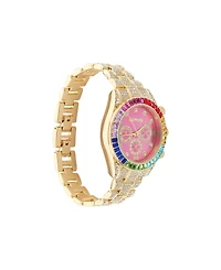 Ed Hardy Women's Quartz Shiny Gold-Tone Metal Alloy Watch 40mm