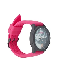 Ed Hardy Women's Quartz Matte Fuchsia Silicone Strap Analog Watch 38mm