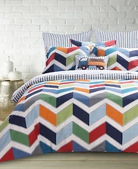 Levtex Dominik Reversible 3-Pc. Duvet Cover Set, Full/Queen