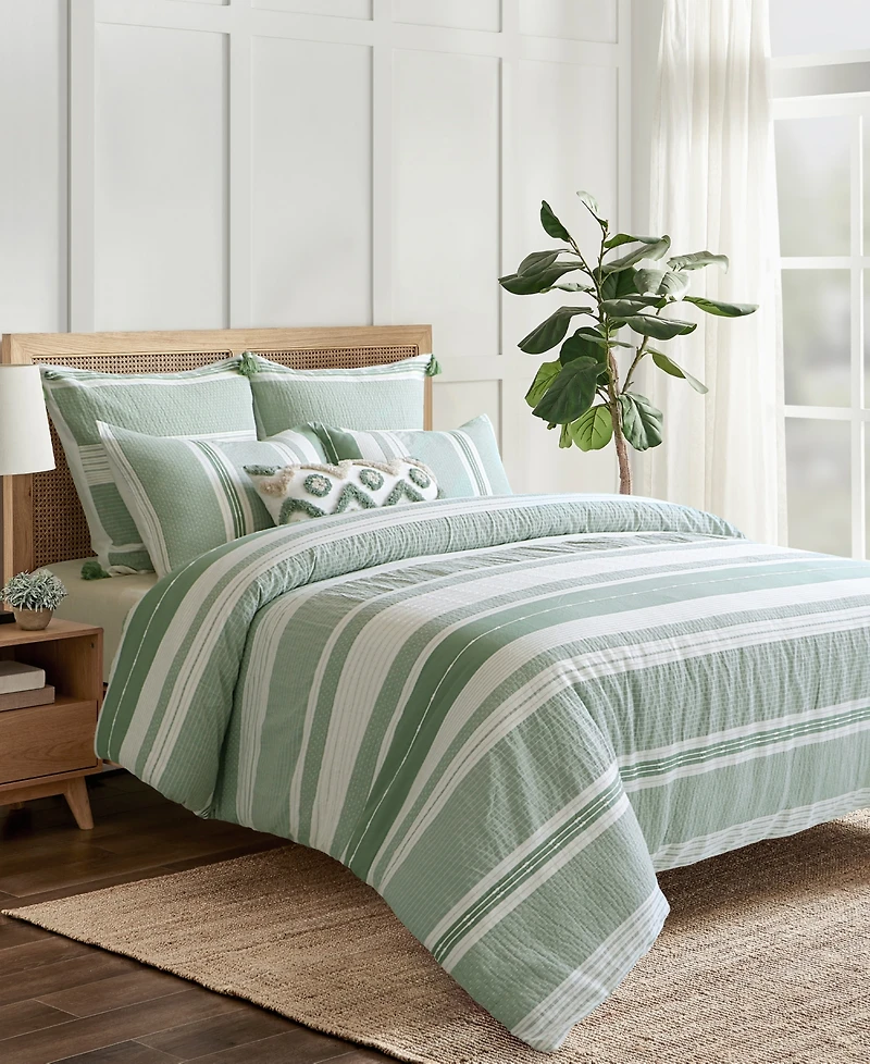 Levtex Pickford Dotted Stripe 2-Pc. Duvet Cover Set, Twin/Twin Xl