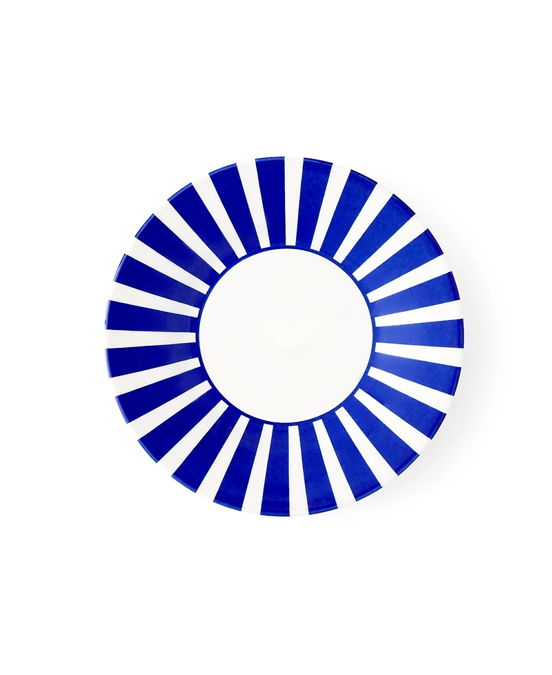Spode Blue Italian Steccato Bold Stripe Side Plates, Set of 4
