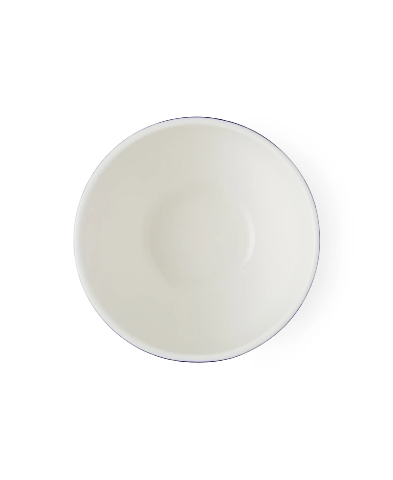 Spode Blue Italian Brocato Rice Bowls, Set of 4