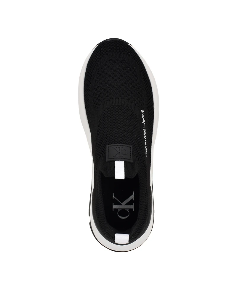 Calvin Klein Women's Alvea Knit Pull-On Sneakers