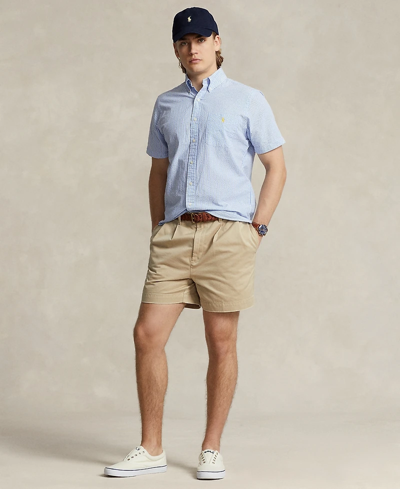 Polo Ralph Lauren Men's Rl Prepster Classic-Fit Striped Seersucker Shirt