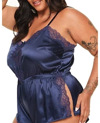 Adore Me Plus Cilla Romper Lingerie