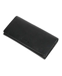 Ladies Leather Expander Clutch Wallet