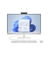 23.8" All-in-One Desktop Computer Amd Athlon Silver 7120U 8GB Ram 256 Gb PCIe NVMe M.2 Ssd Storage 1920 x 1080FHD - Shell White