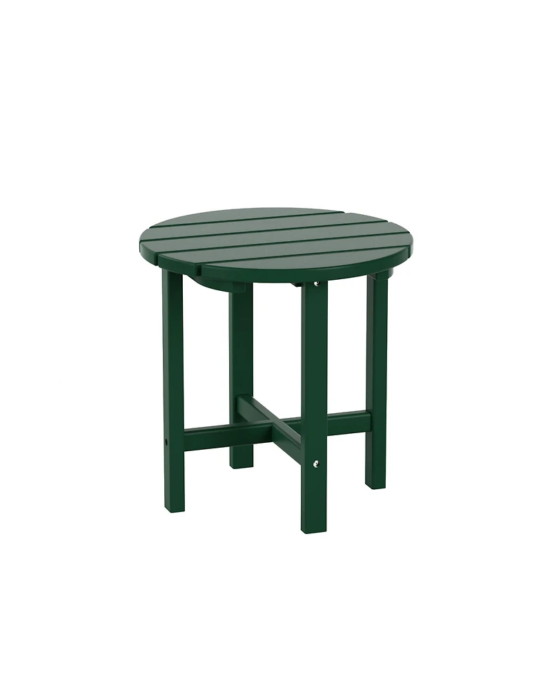 WestinTrends 3 Piece Outdoor Porch Rocking Chairs with Round Side Table Set