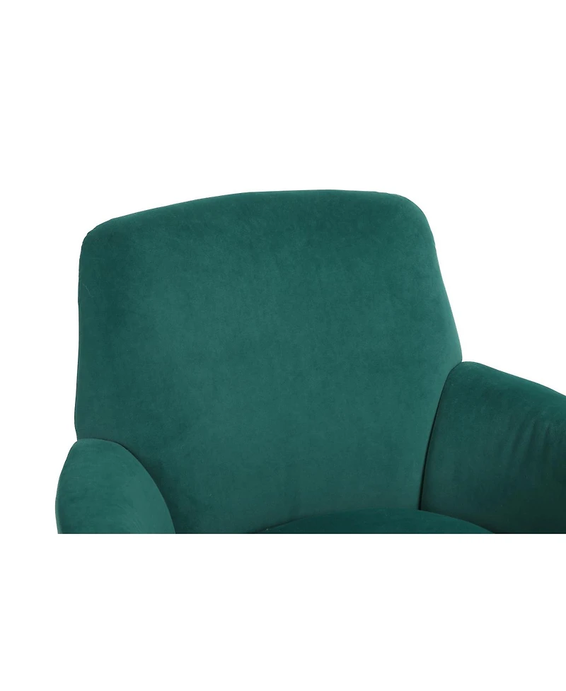 Streamdale Furniture Emerald Velvet Swivel Barrel Chair