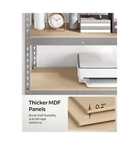 Slickblue 5-Tier Storage Shelves, Garage Storage, Boltless Assembly, Adjustable Shelving Unit