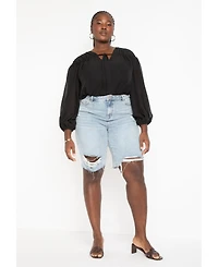 Eloquii Women's City Shorts