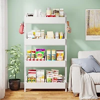 Tribesigns Bookshelf, Industrial 8-Tier Etagere Bookcases, 77-Inch Tall Book Shelf Open Display Shelves, Wood Look Accent Shelving Unit with Metal Fra