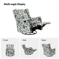 Yaffa Floral Swivel Gliders Manual Recliner