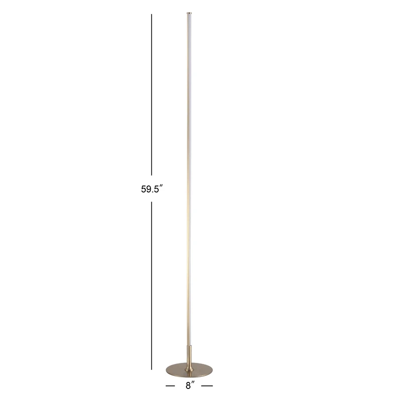 Jonathan Y Iris Led Integrated Floor Lamp