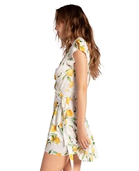 Belle & Bloom Women's Love Shack Mini Wrap Dress
