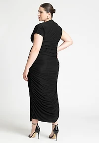 Eloquii Plus Draped Asym Dress