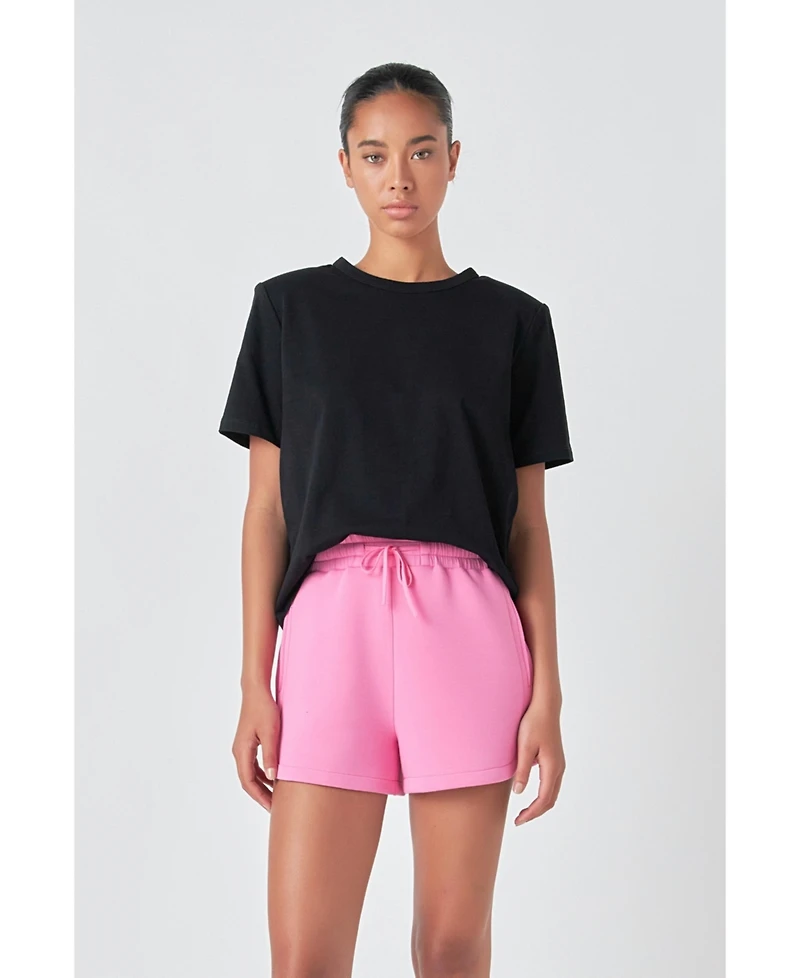 Grey Lab Women's Power Shoulder T-shirts