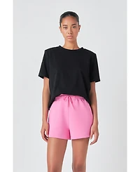 Grey Lab Women's Power Shoulder T-shirts