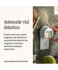 Pura Smart Home Fragrance Device Starter Set 4 - Scent Diffuser for Home - Includes Fragrance Aroma Diffuser