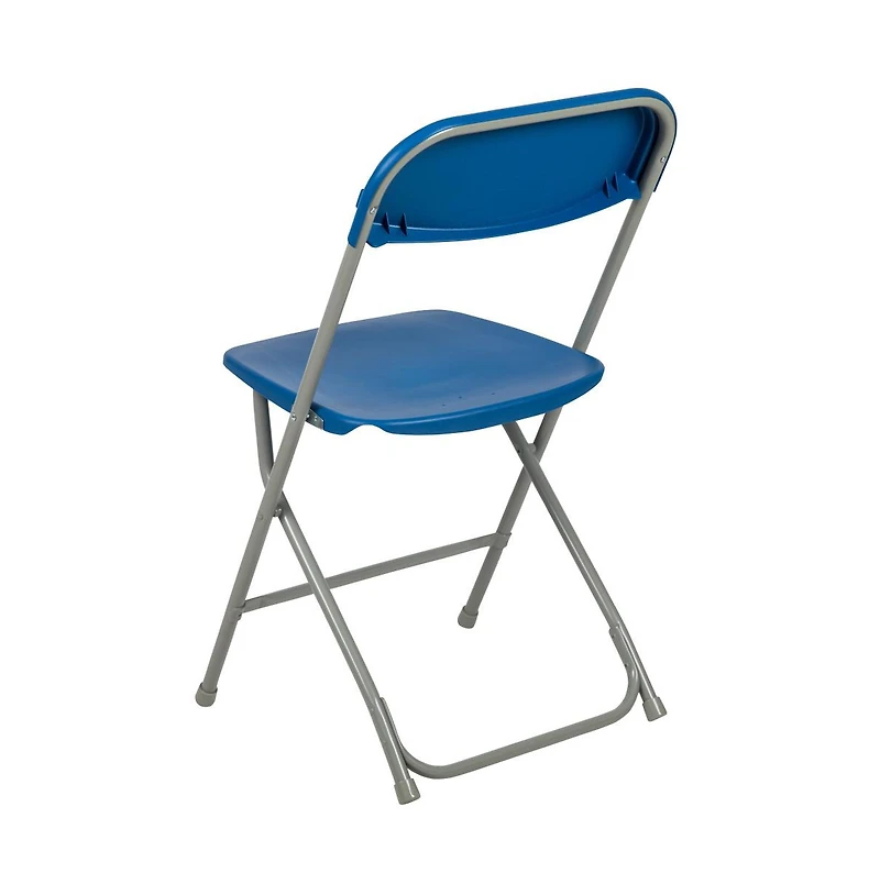 Set Of 10 Stackable Folding Plastic Chairs