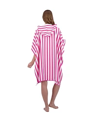 Banana Boat Terry Ruana with Hood - French Stripes