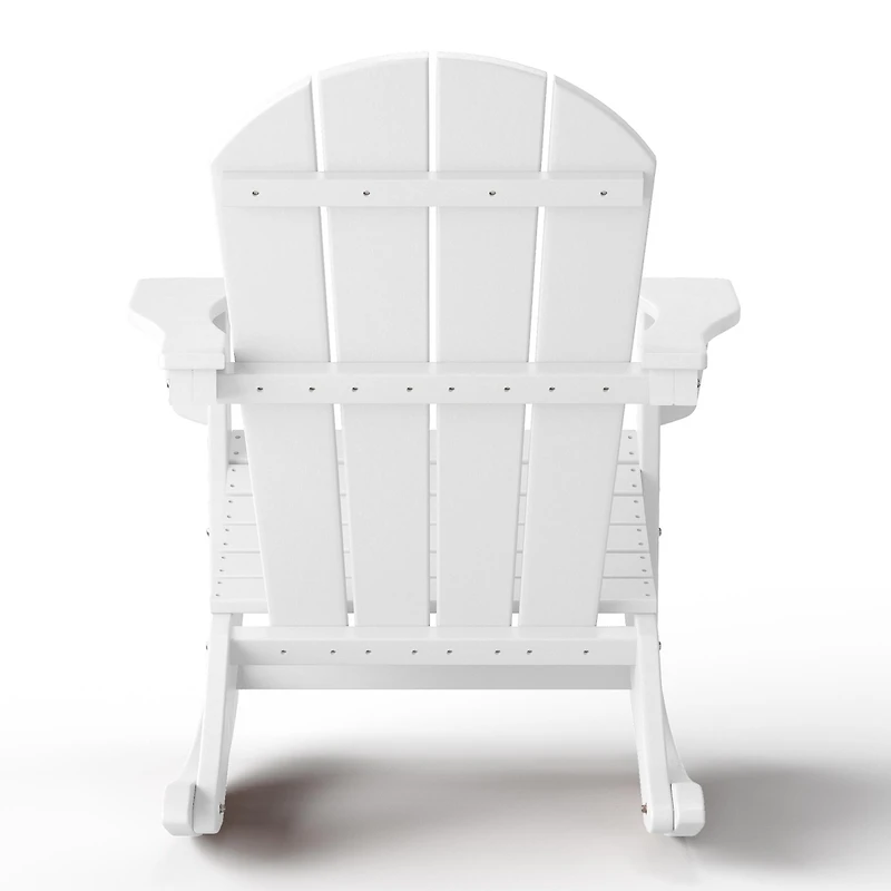 WestinTrends Outdoor Patio Porch Rocking Adirondack Chair (Set of 2)
