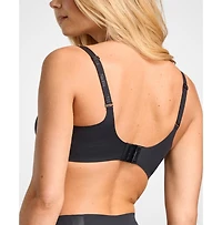 Siella Women's No-Show V-Neck Bra with removable pads