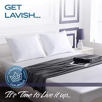 Maxi Cotton Microfiber Fill Breathable Pillow – White (1 Pack)
